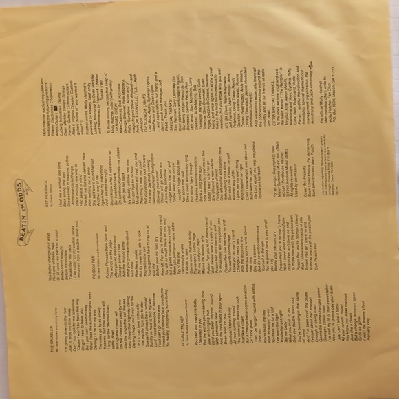 Vintage MOLLY HATCHET Beatin' The Odds Vinyl LP - Picture 6 of 7